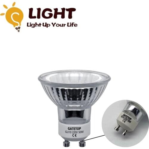 Hot Size Halogen Lamp 50W GU10 220-240V Crystal Chandelier Home Decoration GU10