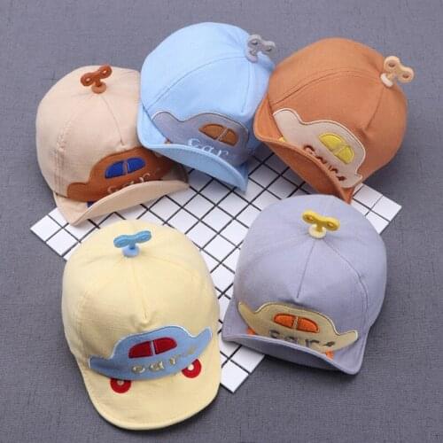 Cartoon Car Boys Hat Summer Baseball Cap Toddler Children Cartoon Casual Hip Hop Sunhat Snapback Caps