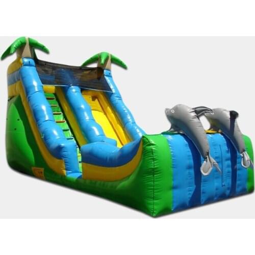 China Guangzhou) manufacturers selling inflatable slides, inflatable castles,Small shark slide CB-65