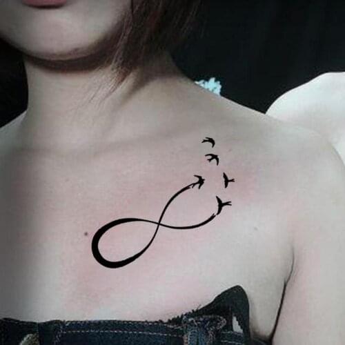 Classic Black Tatoo Fake Tattoo Hand Body Waterproof Men Tattoo Art Sticker Beauty Tattoos Stickers Temporary Body D2W2