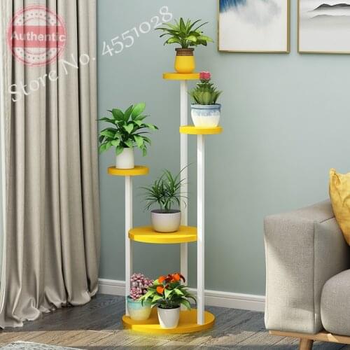 Indoor Flower Stand Living Room Bedroom Flower Shelf Multi-layer Indoor Specials Wrought Iron Balcony Plant Storage Rack Home