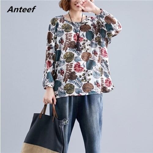 Korean style cotton vintage autumn casual loose tee t shirt women t-shirt ladies tshirt clothes 2021 tops streetwear