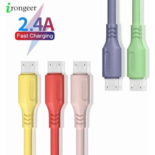Micro USB Cable Fast Charging USB Phone Charger Adapter Data Cables For Samsung S7 Xiaomi Android Liquid Silicone Microusb Cable