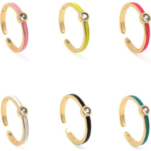 MicroAmoy Rings With Cubic Zirkonia For Women