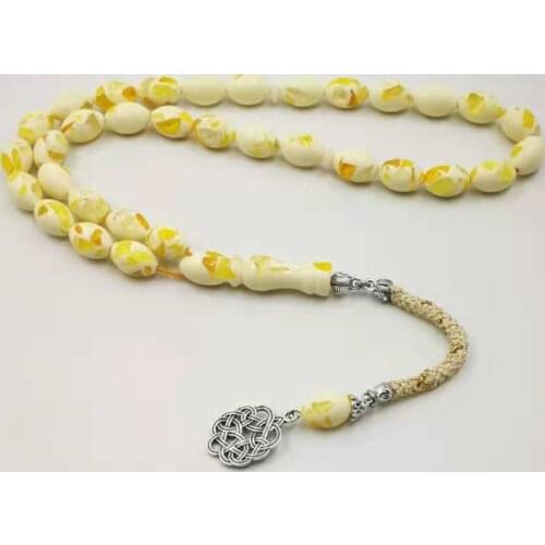 Mans tasbih 33 45 66 99 beads Resin bracelet Gift for muslim special Trabzon tassel Mans islamic bracelet Misbaha