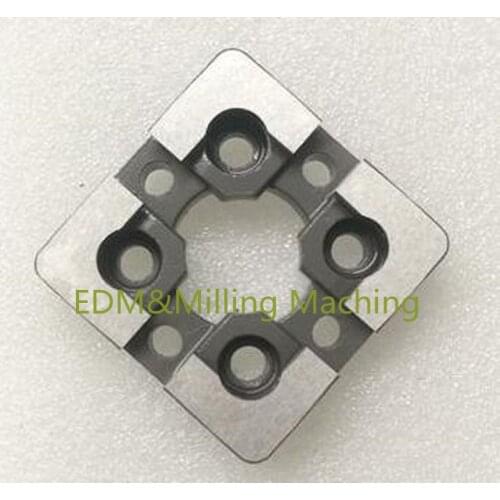 CNC EDM Wire Machine Vise Electrode Fixture Machining Tool 3R 54X54X12.5mm Holder Positioning piece