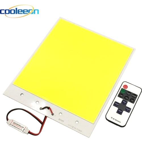 Super Bright Dimmable 12V COB LED Lights Board Panel Lamp max 300W LED Lighting with Dimmer Cold White 6500K COB Bulbs for DIY