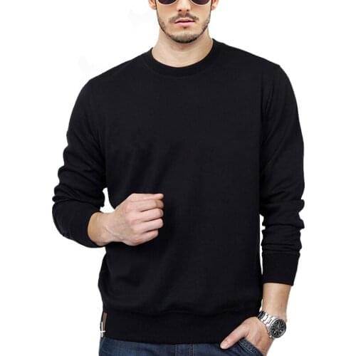 New Mens Hoodie Pullover Spring And Autumn Fashion Hip-Hop Long-Sleeved Solid Color Long-Sleeved Hoodie Clothing Mens