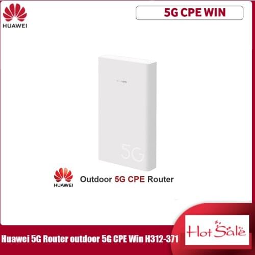 Huawei 5G 4G Router outdoor 5G CPE Win H312-371 support sim card slot NSA SA network modes huawei 5G modem WIFI Router