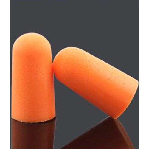 100pairs/lot Hot sale Soft Foam Ear Plugs Tapered Travel Sleep supplies Noise Prevention Earplugs MR017
