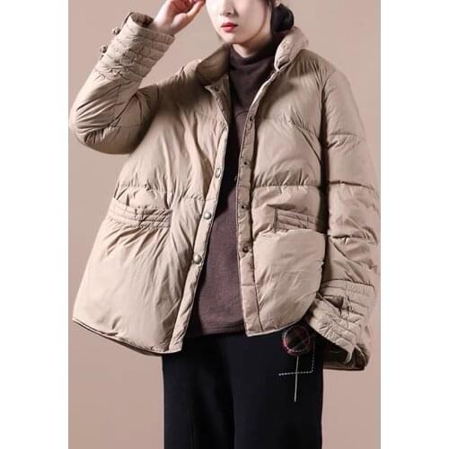 SEDUTMO Winter Oversize Duck Down Coat Women Fashion Pocket Warm Jackets Spring Black Casual Parkas ED1477