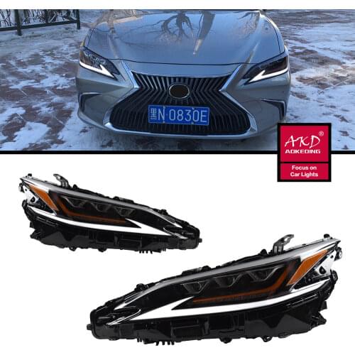 1 Side Car Lights automotive Parts For Lexus ES Es200 ES260 ES300h Head lamps LED Headlight LED Dual Projector FACELIFT