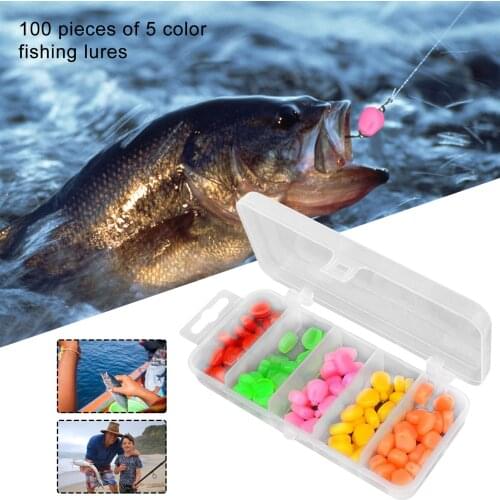 100 Pcs Corn Shape Carp Bait Artificial Sinking Fishing Lure Carp Grass Carp Fishing Lure Eco-friendly Fishing Accessories