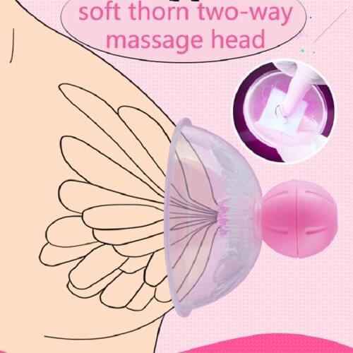 12 Frequency Rotary Breast Pump Bra Massager Wireless Electric Nipple Sucker Cup Breast Enlargement Vibrator Sex Toys For Women