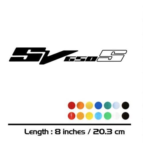 2 X NEW Motorcycle sticker bike Fuel tank Wheels helmet fairing Luggage MOTO accessories reflective sign decal For SUZUKI SV650S