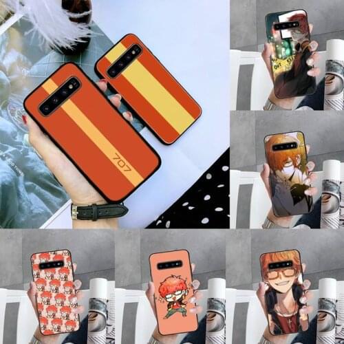 707 Mystic Messenger Anime Phone Case For Samsung S6 S7 edge S8 S9 S10 e plus A10 A50 A70 note8 J7 2017