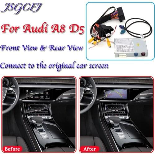 Rear Camera Model Adapter For Audi A8 D5 2018~2021MMI Interface Original Car Screen Upgrade Decoder Reversing Backup Camera