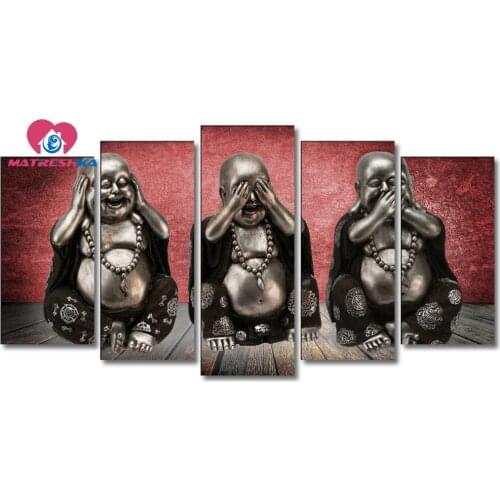 Diamond painting Buddha Rhinestones for needlework cross stitch patterns Diamond embroidery triptych mosaic pattern home decor