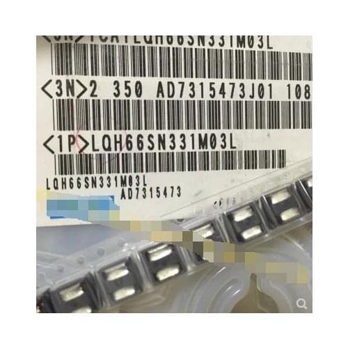 Free Shipping 350pcs/LOT LQH66SN331M03L 2525 330uH 280mA Wrapped Shielded Power Inductor