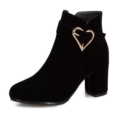 Big Size Simple boots boots women shoes ankle boots for women ladies boots shoes woman winter