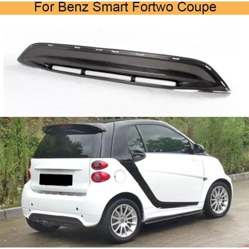 Carbon Fiber Rear Bumper Diffuser Lip Spoiler for Mercedes Benz Smart Fortwo Coupe 10-13 Convertible Car Styling