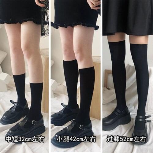Womens nylon socks compression stockings thin leg white black sports Tights Stovepipe over knee high socks