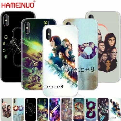 HAMEINUO Sense8 cell phone Cover case for iphone X 8 7 6 4 4s 5 5s SE 5c 6s plus