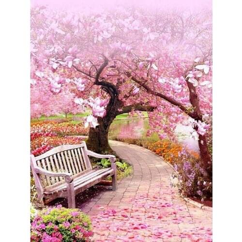 5D DIY Painting Tree Picture Of Rhinestone Needlework Diamond Embroidery Sale Landscape Mosaic Full diamond Drill Craft Kit