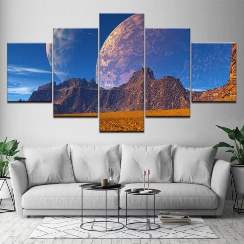 Canvas Painting Dream Art scenery 5 Pieces Wall Art Painting Modular Wallpapers Poster Print for living room Home Decor