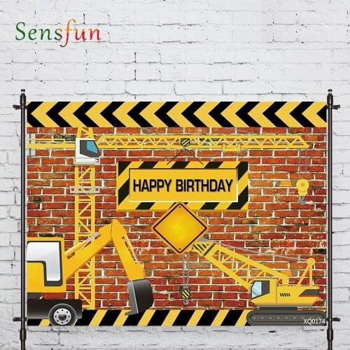 LEVOO Photographic Background Brick Wall Machine Engineer Birthday Background Photobooth Photo Studio Fabric Shoot