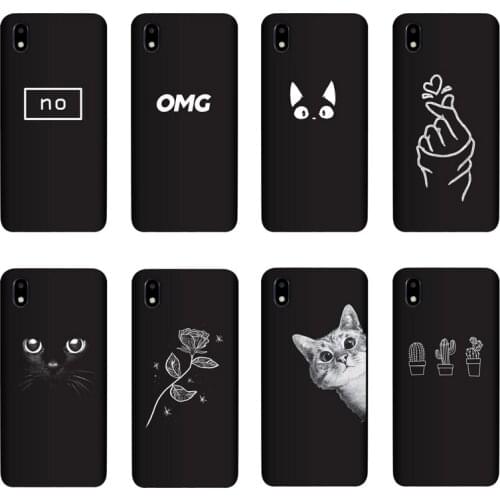 Soft Silicone Cover For ZTE Blade A3 2020 Case Painting Pattern Matte Phone Cases Flower Dog Cat Funda