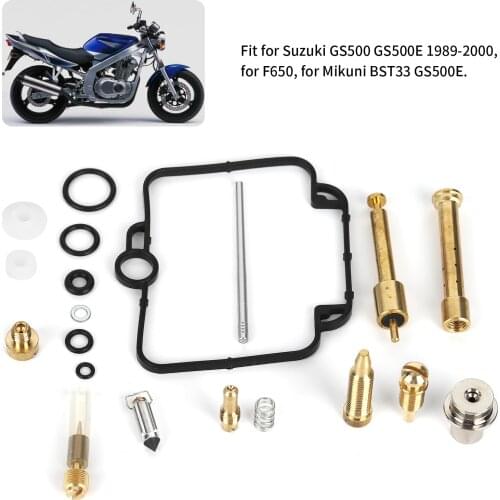 Motorcycle Carburetor Repair Kit Carb Rebuild Accessory Fit For Suzuki GS500 GS500E 1989‑2000