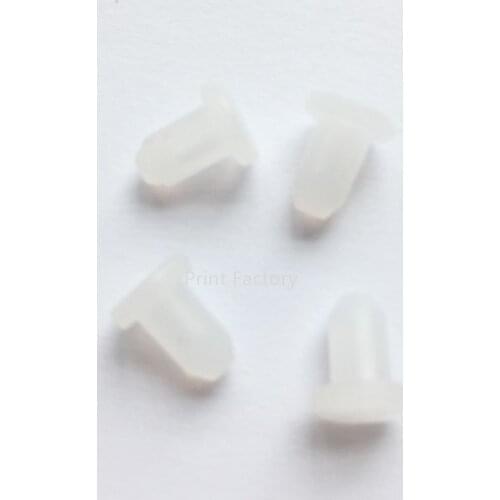 4 Pcs CISS DIY Acessories Cartridge Sealing Stopper Rubber Plug Cartridge Plugs White Silicon Spigot
