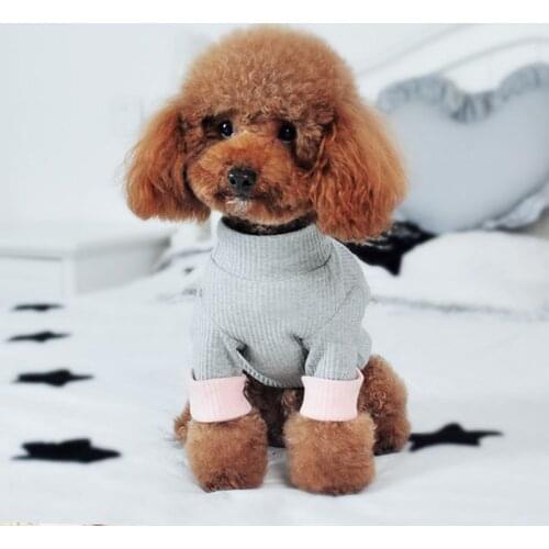 Autumn Dog Clothes for Small Dogs All-match Cotton Coat for Yorkshire Chihuahua Clothes for Puppy Sweatershirt Pet Costume S-XXL