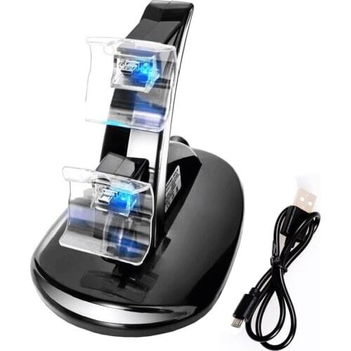 OSTENT LED Light Dual Charging Dock Station Charger for Xbox One Controller