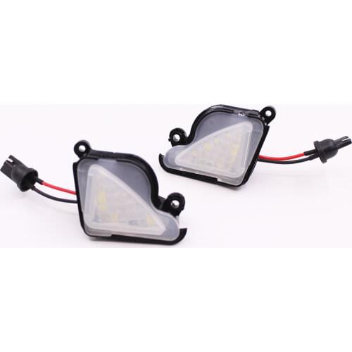 Pair LED Puddle Lights Welcome lamps for Skoda Octavia Mk3 5E 2012-2017 Superb 2 Octavia 3