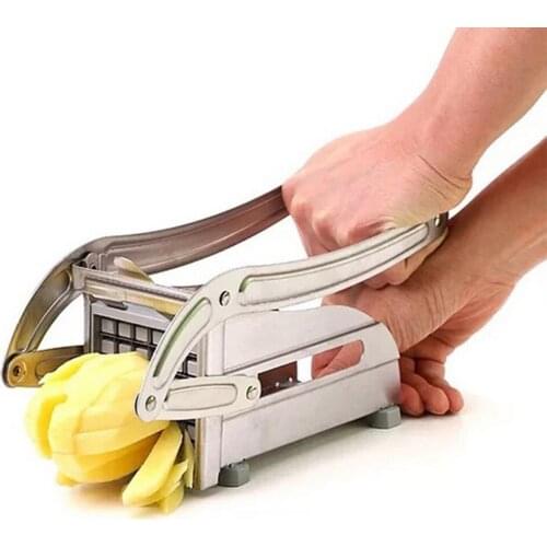 Stainless Steel Manual Potato Cutter French Fries Slicer Potato Chips Maker Meat Chopper Dicer Cutting Machine Tools For Kitchen