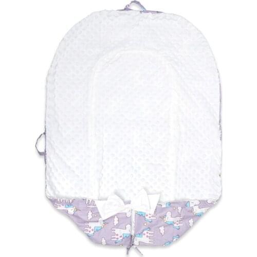 Detachable crib bed bed cover accessories cotton one-piece portable printing cover