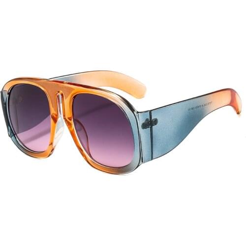 Fashion Square Sunglasses Women New Vintage Colorful Steampunk Goggle Sunglasses Men Retro Punk Glasses UV400 Shades