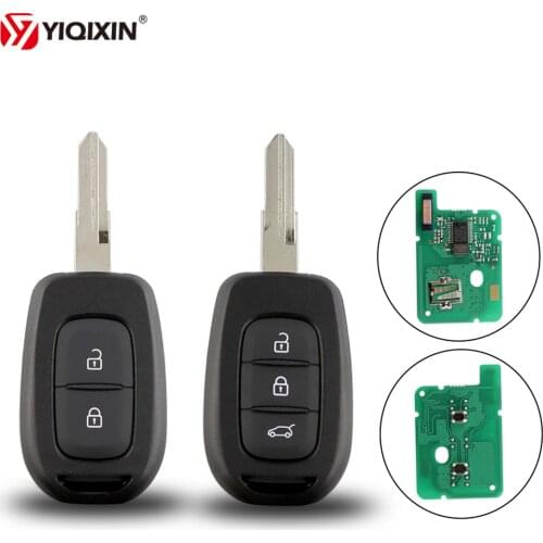 YIQIXIN Smart Remote Car Key For Renault Sandero Logan Dokker Lodgy Dacia Duster Symbol Trafic Clio4 Master 2/3 Button 433Mhz 4A