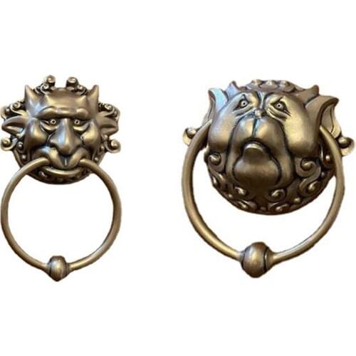 Door Knocker Satyr Balls Vintage Hanging Doorbell Pendant Funny Knocking Ornaments Indoors Knocker Wall Art Decor