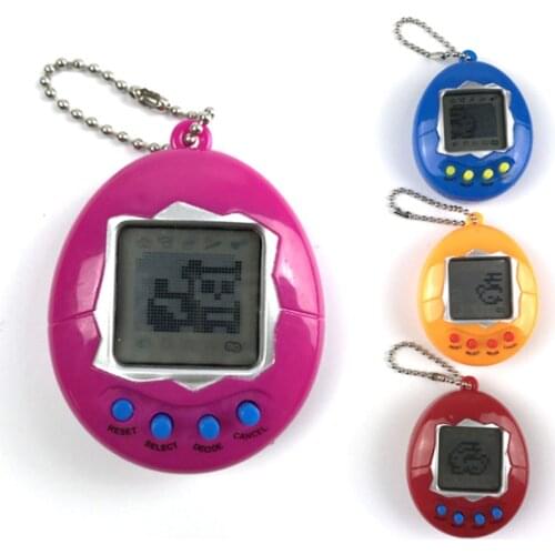 Virtual Digital Electronic Growing Pet Machine Cyber Handheld Keychain Game Machine Pet Interactive Mini Growing Toys for Kids