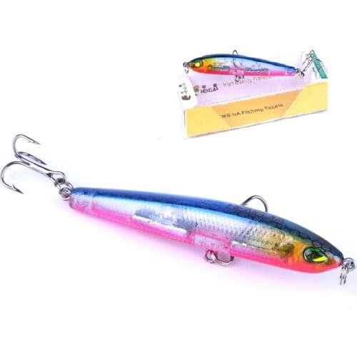 New 1pcs Pencil Fishing Lure Hard Bait Crankbait Pesca Wobblers 7.5cm 8.7g Jerkbait Swimbait Sinking Fishing Tackles