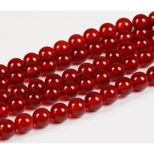 200pcs A+ premium polished 3mm-14mm Dark Red Agate round natural gemstone loose beads mixe sizes sampler pack