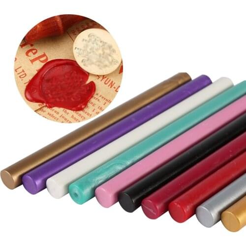 5pcs Seal Stamp Wax Sticks For Sealing Vintage Birthday Wedding Invitation Cards