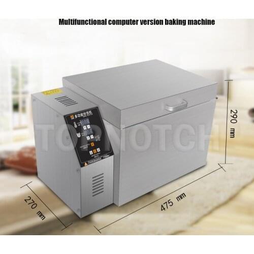 Automatic Electric Cashew Nut Roaster Almond Cocoa Bean Peanut Corn Grain Roasting Machine