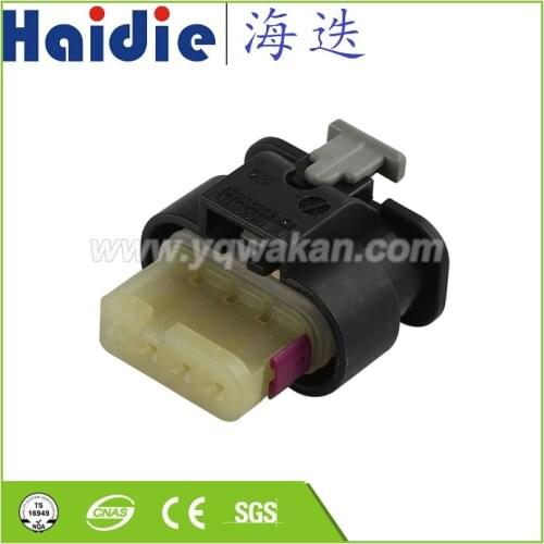 Free shipping 2sets 4pin Auto Electri wire harnessplastic plug connector 2-1718645-1