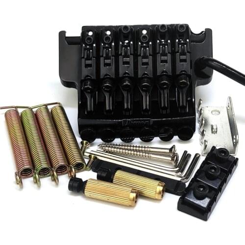 1 SET EDGE III Electric Guitar Locking Tremolo System Bridge String lock 43MM For IBZ black