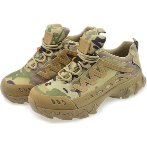 Tactical 07 Training Desert Boots Mens Outdoor Climbing Mountaineering Male Special Army Fans Non-slip Anti-wear Hiking Shoes