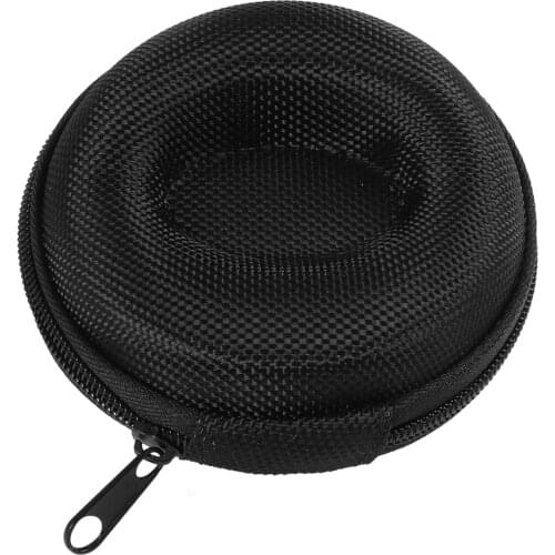 Zipper EVA Single Watch Box Soft Interior Watch Container Portable Travel Watch Case for Outdoor Home Shop (Black)